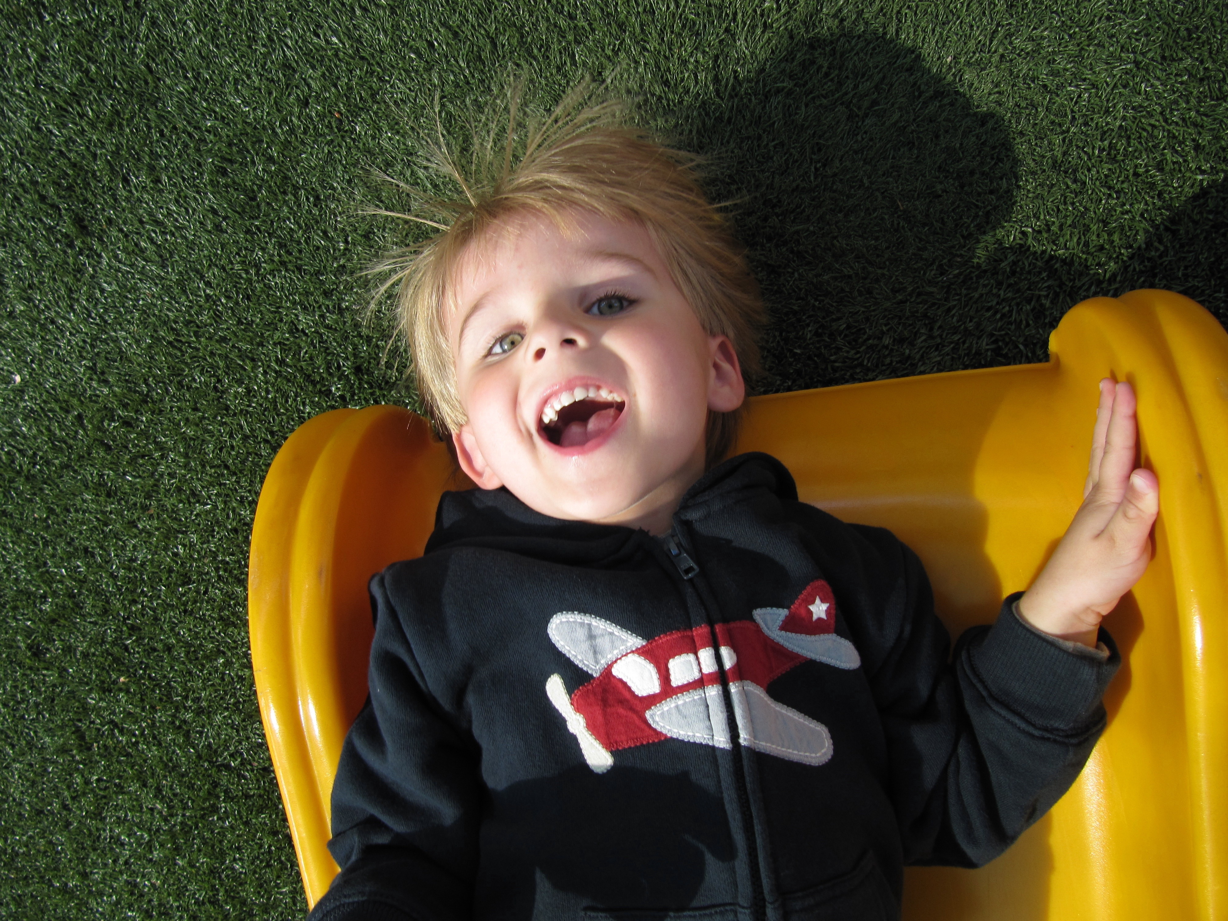 Slide hair!