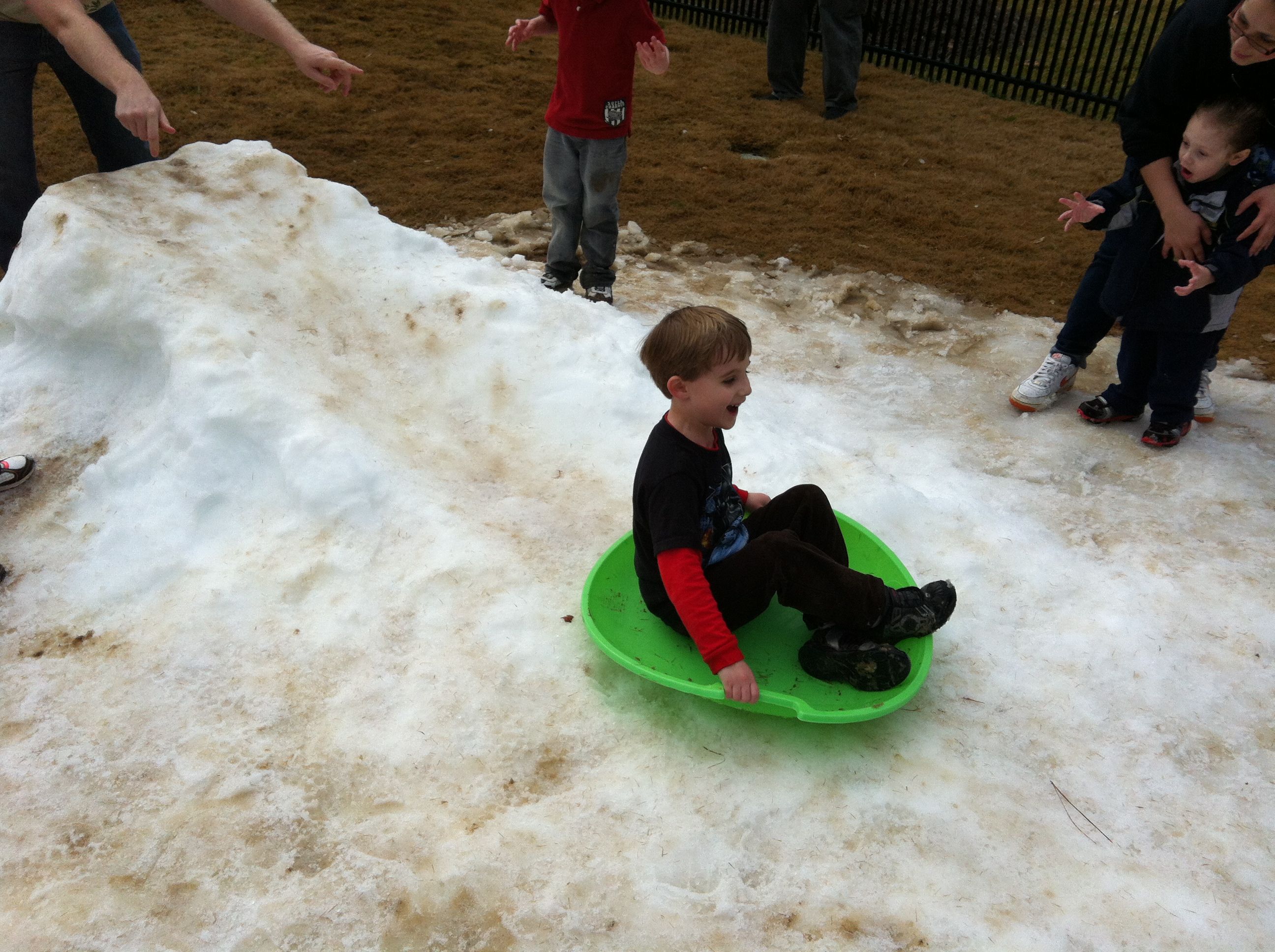 Building, Snow, Picnic, and a Pool Party (whew!)