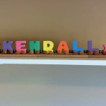 Kendall Wooden Name Train