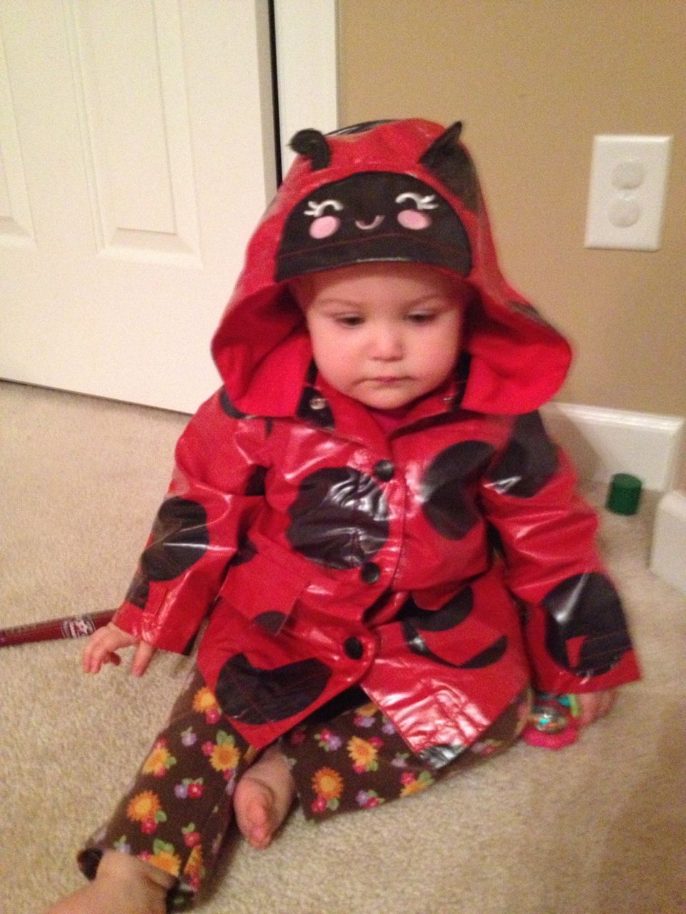 Kendall’s Ladybug Raincoat