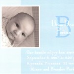 Brian's Birth Announcement