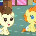 Baby Cakes!  Kendall's favorite episode of My Little Pony.  She loves these baby ponies.