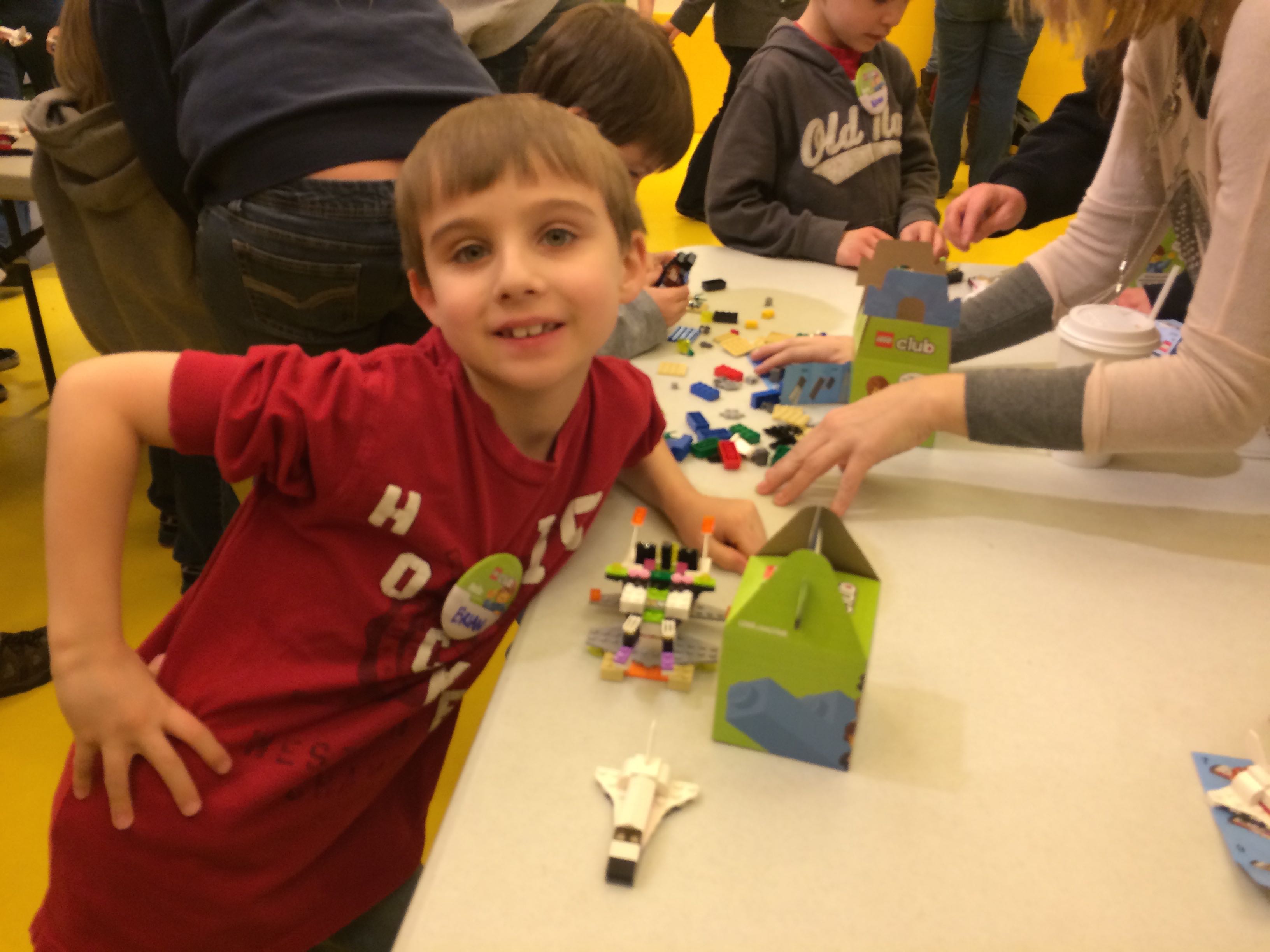 Saturday Legos and Hockey